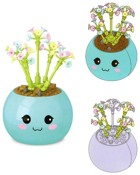 Ctoys Flower Series Mini Block Gypsophila Paniculata - 2