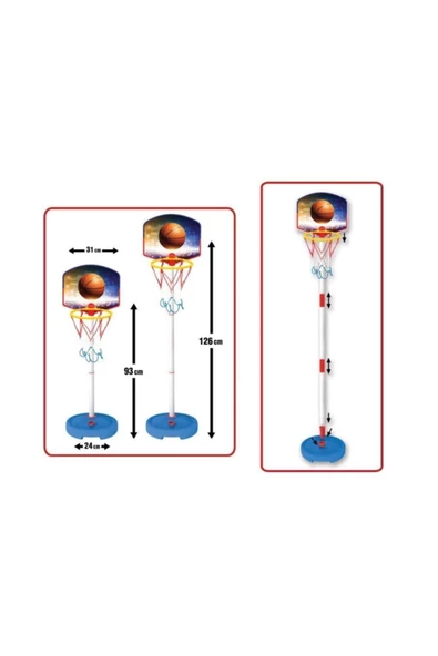 AYAKLI BASKET POTASI - Resim 2