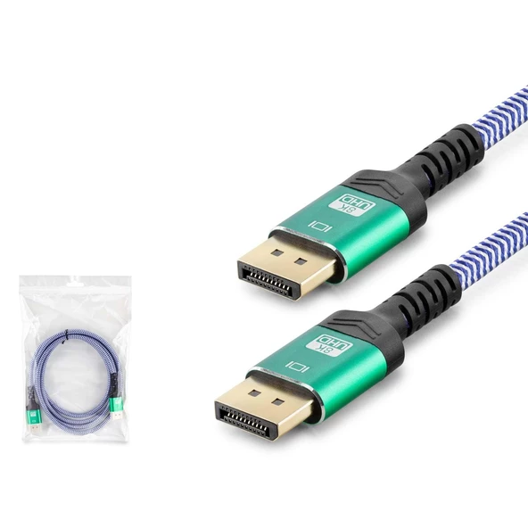 Hadron HDX7820 8K 144Hz 2mt DisplayPort Kablo - Çok Renkli - 1