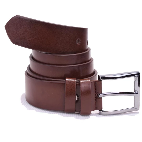 Dagoster DMK26-456 Taba 4.5 cm Suni Deri Erkek Kemer - Resim 4