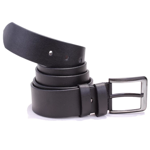 Dagoster DMK26-456 Siyah 4.5 cm Suni Deri Erkek Kemer - 4