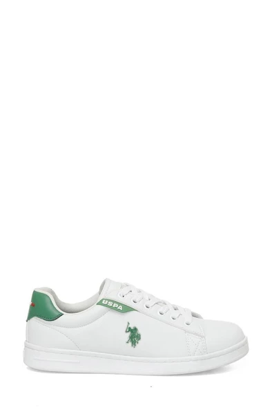 U.S. Polo Assn. COSTA WMN 4PR 101894701 Kadın Sneaker Ayakkabı Beyaz Yeşil 36-40
