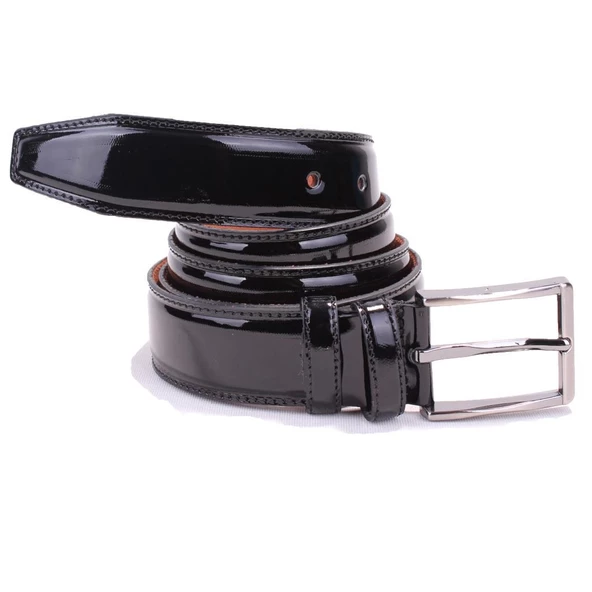 Dagoster DMK26-306DG Siyah Rugan 3,5 cm Hakiki Deri Erkek Kemer - 2