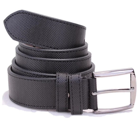 Dagoster DMK26-354 Siyah 4 cm Suni Deri Erkek Kemer - 4
