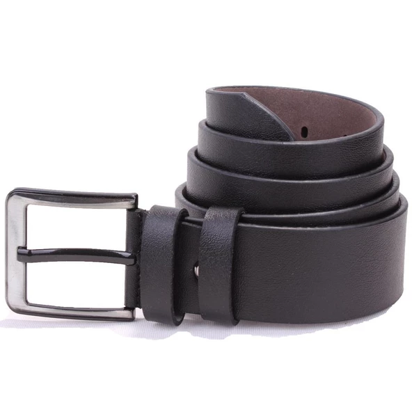 Dagoster DMK26-456 Siyah 4.5 cm Suni Deri Erkek Kemer - 3