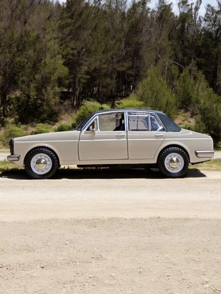 Metal Çek Bırak Anadol Araba Beyaz Sesli ve Işıklı ( 1/36 Ölçek ) - 5