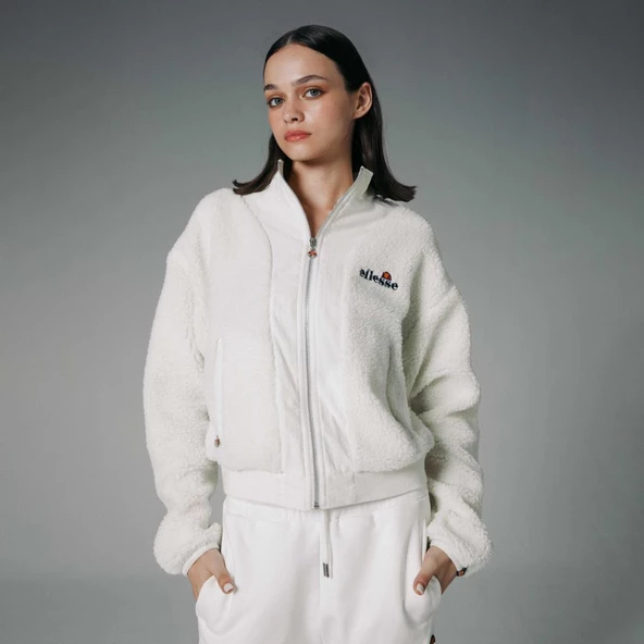 Ellesse Trucker Kadın Beyaz Ceket EF184 - Resim 5