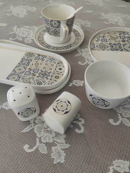 New Bone Porselen 32 Parça Kahvaltı Takımı fk.122 - 5