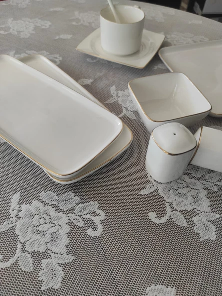 New Bone Porselen 32 Parça Kahvaltı Takımı fk.122 - 4