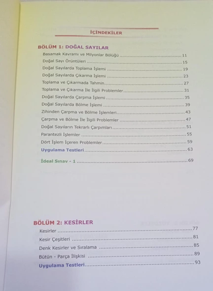 KAREKÖK Yayınları 5.SINIF MATEMATİK  SORUBANKASI - 2