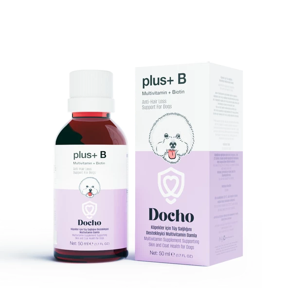 Docho Köpekler İçin Tüy Sağlığını Destekleyici Multivitamin ve Biotin içerikli Damla 50 ML - 2