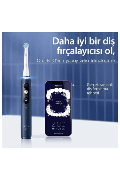 Oral-B İo 7 Serisi Şarjlı Diş Fırçası -Lacivert - 6