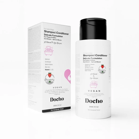 Docho Şampuan ve Krem - Delicate - Yavrular ve Hassas Deriler 300 ML - 2