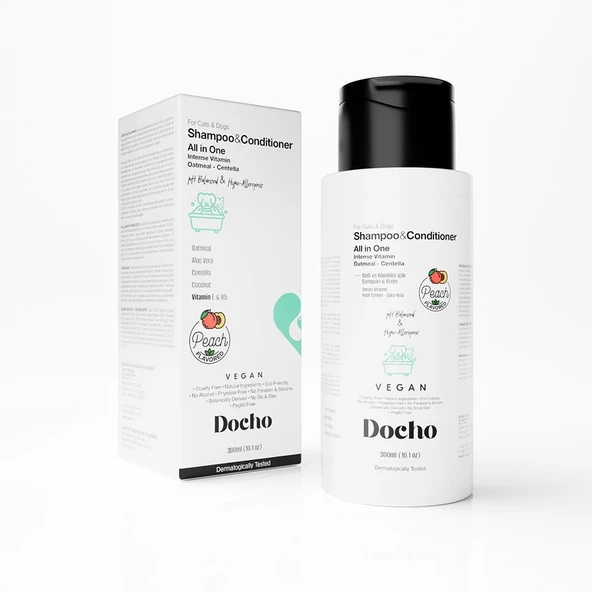 Docho Şampuan ve Krem - All in One - Zengin Vitamin 300 ML - 2