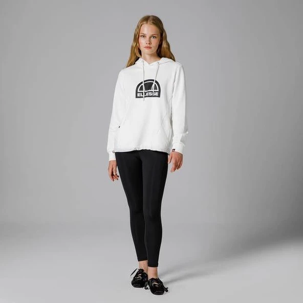 Ellesse Kapüşonlu Kadın Beyaz Sweat EF201 - 6