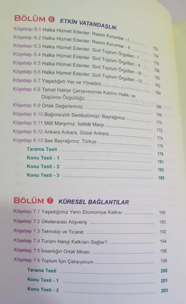KAREKÖK Yayınları  5.Sınıf Modüler Piramit Sistemiyle SOSYAL BİLGİLER Konu Anlatımı Ve Soru Çözümü - 6
