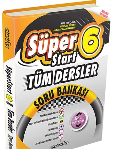 6. Sınıf Tüm Dersler Süperstart Soru Bankası Startfen Yayınları