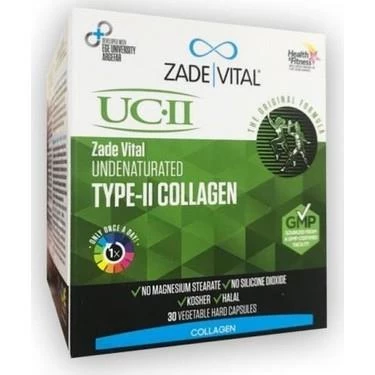 Zade Vital UC-II Tip-II Kolajen 30 Kapsül