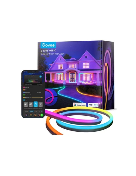 Govee  RGBIC Dış Mekan Neon LED - 10M