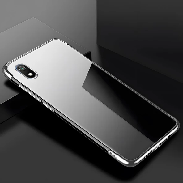 Xiaomi Redmi 7A Kılıf Dört Köşeli Lazer Silikon Kılıf - Resim 7