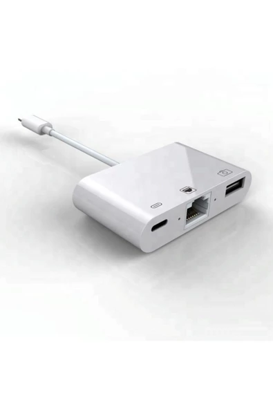 Iphone/ipad Lightning To Ethernet Rj45 için Dönüştürücü Adaptörü