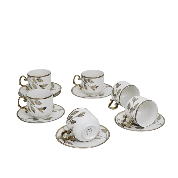 Sudedi Home Paçi Binnur Nescafe&Çay 6'lı Fincan Takımı POR-101548 - 5