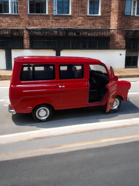 Metal Çek Bırak Çiçek Abbas Minibüs ( 1/36 Ölçek ) - 4