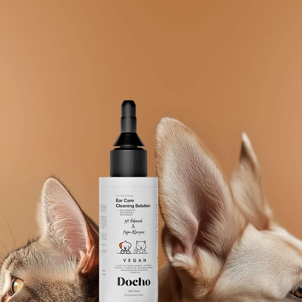 Docho Kedi ve Köpek Kulak Temizleme ve Bakım Solüsyonu 50 ML - 5