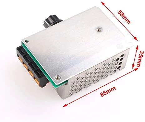 Ceta AC 220 V 4000 W Dimmer High Power Motor Hız Kontrol Devresi 4000 watt - 6