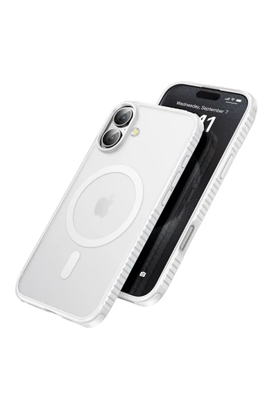 Hoco iPhone 16 Uyumlu Armour Antishock Protective Magsafe Telefon Kılıfı - Resim 8