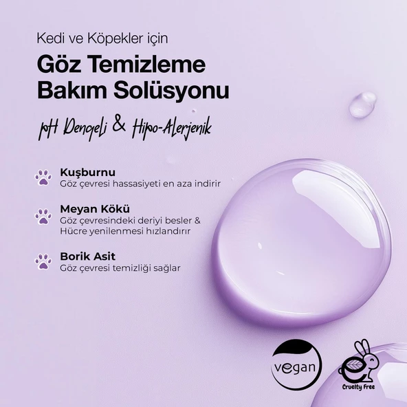Docho Kedi ve Köpek Göz Temizleme ve Bakım Solüsyonu 50 ML - 3