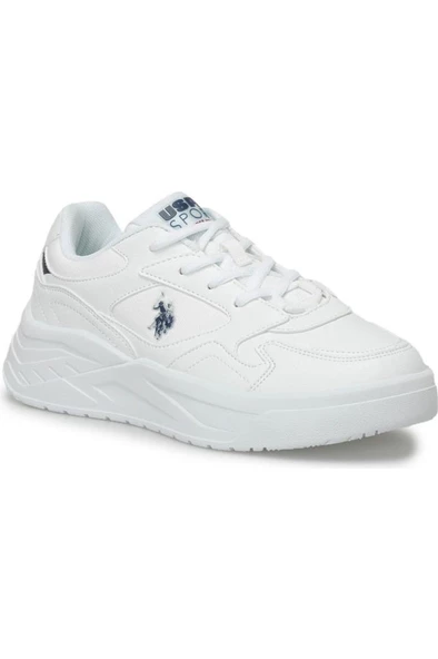 U.S. Polo Assn. MARTHA 4PR 101812787 Kadın Sneaker Ayakkabı Beyaz Pudra 36-40
