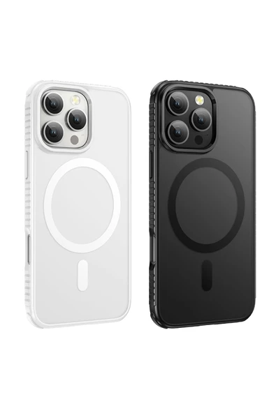 Hoco iPhone 16 Uyumlu Armour Antishock Protective Magsafe Telefon Kılıfı - Resim 12