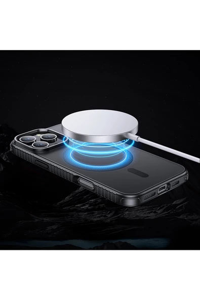 Hoco iPhone 16 Uyumlu Armour Antishock Protective Magsafe Telefon Kılıfı - Resim 10