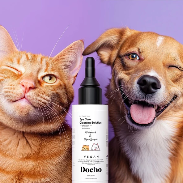 Docho Kedi ve Köpek Göz Temizleme ve Bakım Solüsyonu 50 ML - 5
