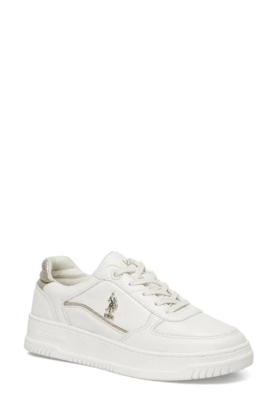 U.S. Polo Assn. GRACE 4PR 101885274 Kadın Sneaker Ayakkabı Bej 36-40