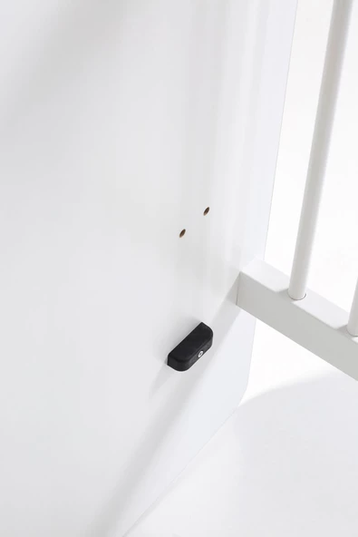 Babywhen Tekerlekli Anne Yanı Kademeli Bebek Beşiği - Bebek Yatağı - Park Yatak - Beyaz - 60x120 Cm Bw1025 - 4