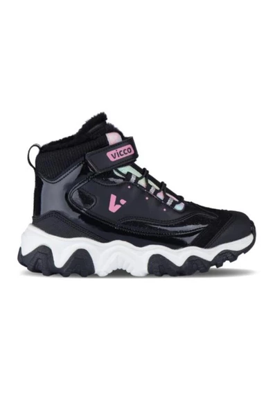 Vicco Radus 946.P24K.423 Kız Çocuk Bot Siyah 26-30