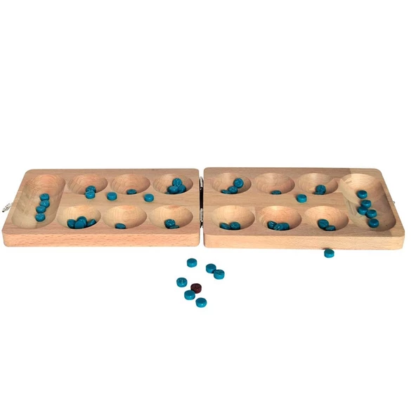 Redka Ahşap Mancala Akıl Zeka Mantık ve Strateji Oyunu (RD5500) - Resim 4