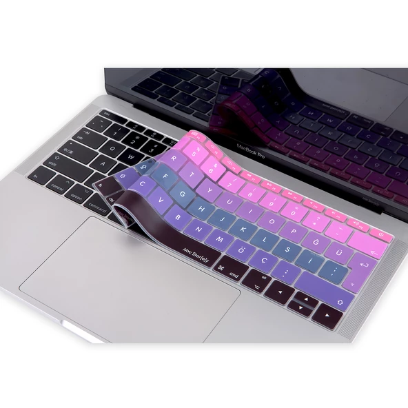 Laptop Macbook Pro Klavye Koruyucu Ombre (Türkçe Q) A1534 A1708 ile Uyumlu