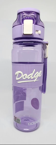 Shotay DL-24638 850ML Pipetli-Pipetsiz Tritan Mor Şeffaf Matara Taşıma Aparatlı - 4