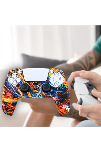 PlayStation 5 PS5 DualSense Joystick Koruyucu Silikon Kılıf - 3
