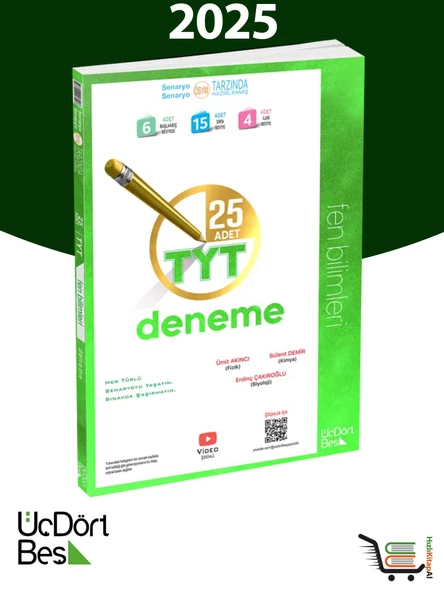 345-2025 Model 25'li TYT Fen Bilimleri Denemesi - 2