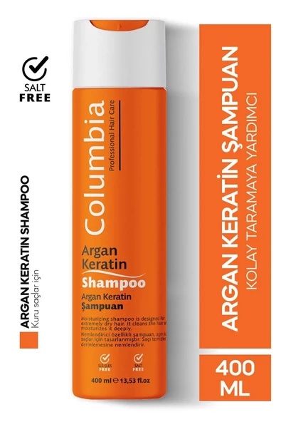 Argan & Keratin Kolay Taramaya Yardımcı Şampuan 400 ml