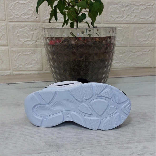 M.P One 3127 Siyah-Kırmızı Işıklı Fuspetli Bebe Spor Ayakkabı - Resim 5