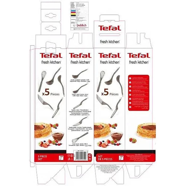Tefal K210S5 Fresh Kitchen Hazırlık ve Servis Aksesuar Seti 5 Parça - 2