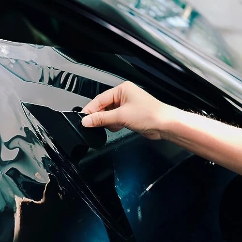 Saplı Ufak Köşelik Kenar Raglesi Cam Filmi Çekme Aparatı Siyah - 6