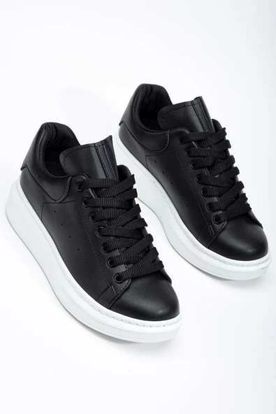 Fersatie Siyah Kadın Sneaker Günlük Ayakkabı - 2