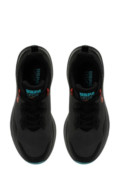 U.S Polo Assn. FLORIN WMN 4PR 101812667 Kadın Sneaker Ayakkabı Siyah Kırmızı 36-40 - 4