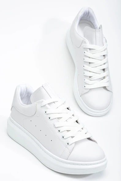 Fersatie Beyaz Kadın Sneaker Günlük Ayakkabı